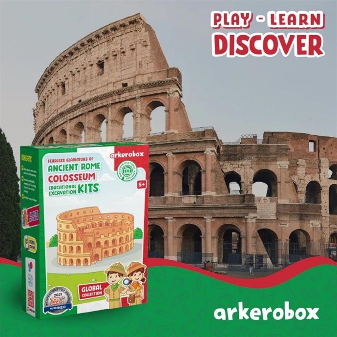 Arkerobox%20Antik%20Roma%20Eğitici%20Kazı%20Seti