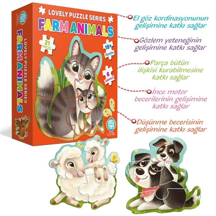 Circle%20Toys%20Lovely%20Puzzle%20Farm%20Anımals