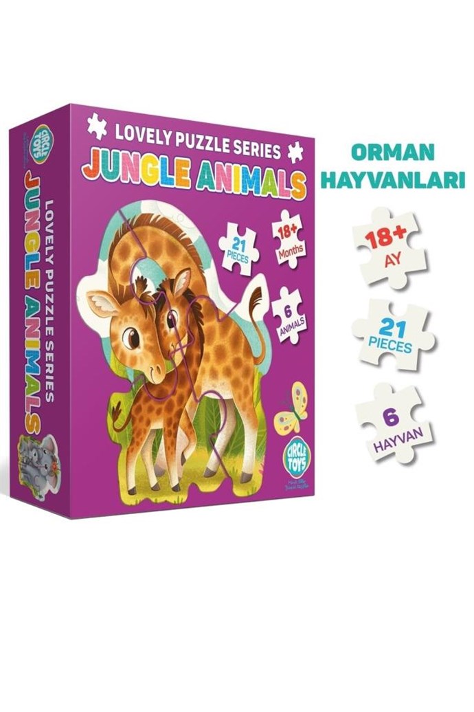 Circle%20Toys%20Lovely%20Puzzle%20Jungle%20Anımals