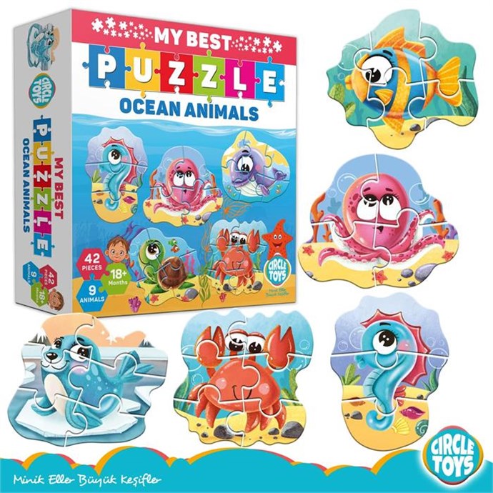 Circle%20Toys%20My%20Best%20Puzzle%20Ocean%20Anımals