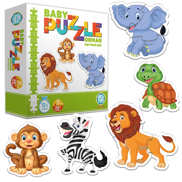 Circle%20Toys%20Baby%20Puzzle%20Orman%20Hayvanları