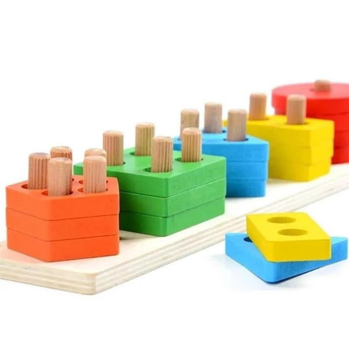 Circle%20Toys%205’li%20Ahşap%20Geometrik%20Şekiller