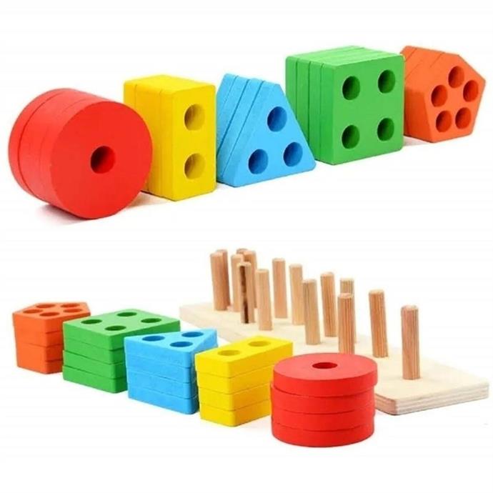 Circle%20Toys%205’li%20Ahşap%20Geometrik%20Şekiller