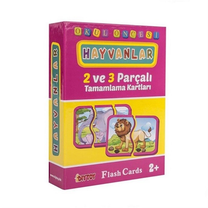 Diytoy%201185%20Flash%20Cards%20-%20Hayvanlar%20/%202%20Yaş