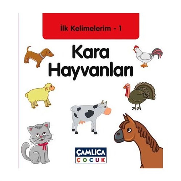 Çamlıca%20Yayınları%20İlk%20Kelimelerim1%20Kara%20Hayvanları