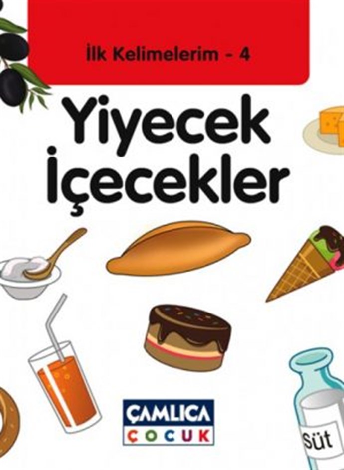 Çamlıca%20Yayınları%20İlk%20Kelimelerim4%20Yiyecek%20Içecekler