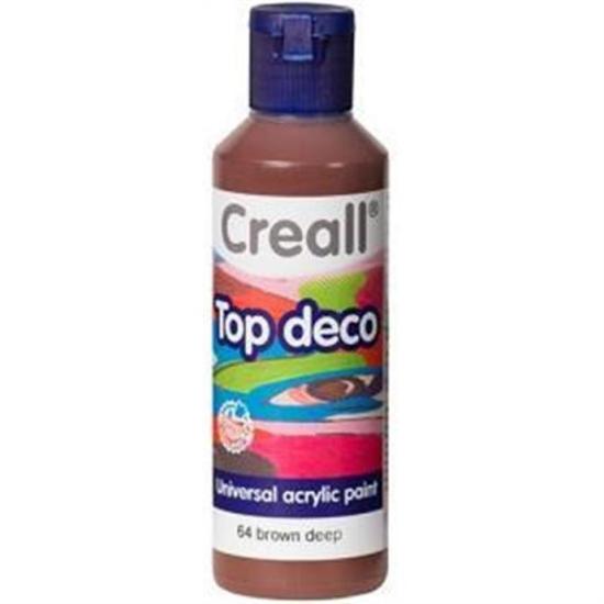 Creall Top Decodekor Boyası  80ml 64 Derin Kahverengi