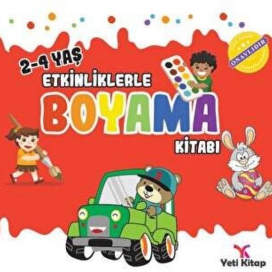 Yeti Kitap 2-4 Yaş Etkinliklerle Boyama Kitabı 1