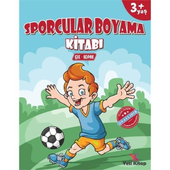 Yeti Kitap Sporcular Boyama Kitabı