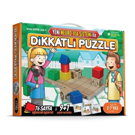 Adeda Dikkatli Puzzle İlk Adım 2-7 Yaş