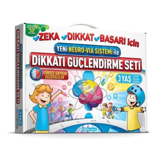 Adeda Dikkati Güçlendirme Seti 3 Yaş