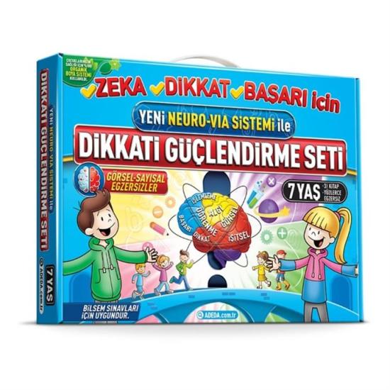 Adeda Dikkati Güçlendirme Seti 7 Yaş (1.Sınıf)