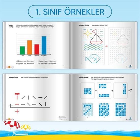 Adeda Tatil Etkinlikleri Kitabı - 1.Sınıf