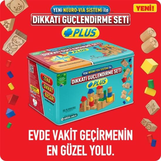 Adeda Dikkati Güçlendirme Seti Plus 5 Yaş