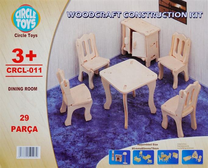 Circle Toys Dining Room (Yemek Odası) Ahşap Maket