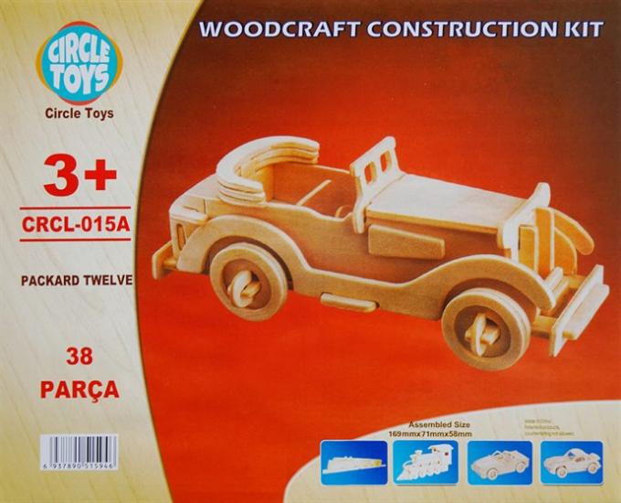 Circle Toys Packart Twelve (Model Araba 2) Ahşap Maket