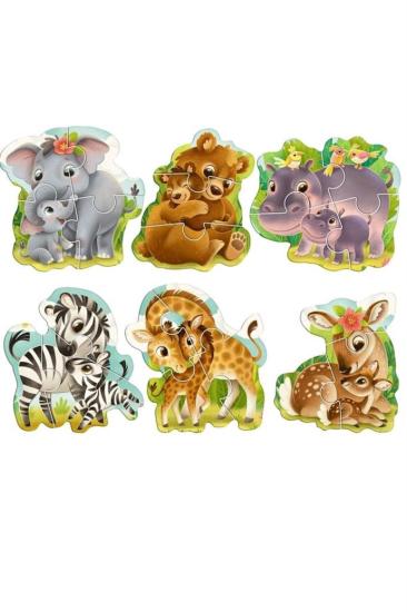 Circle Toys Lovely Puzzle Jungle Anımals