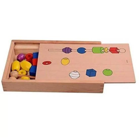 Circle Toys Ahşap Boncuk Dizme