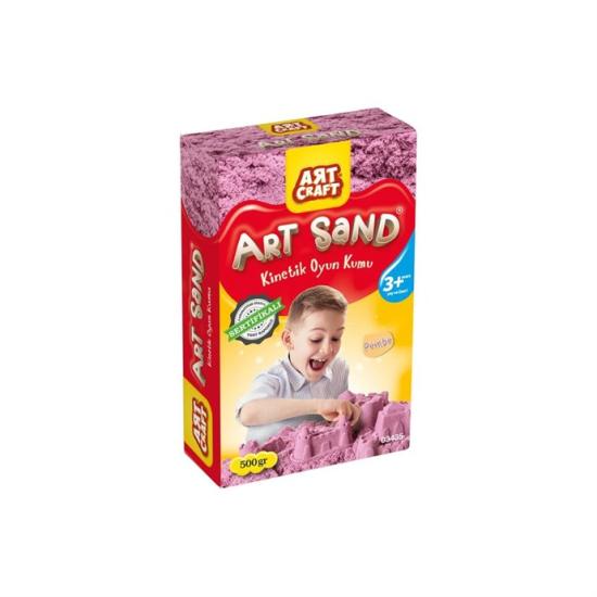 Dede Aksesuarlı Pembe Kinetik Oyun Kumu / 500Gr