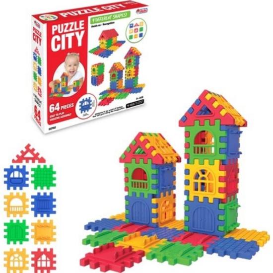 Dede Puzzle City 64 Parça