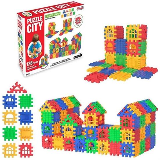 Dede Puzzle City 128 Parça