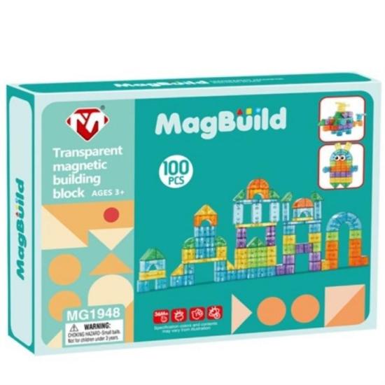 Magbuild Manyetik Eğitici Küpler 100 Parça