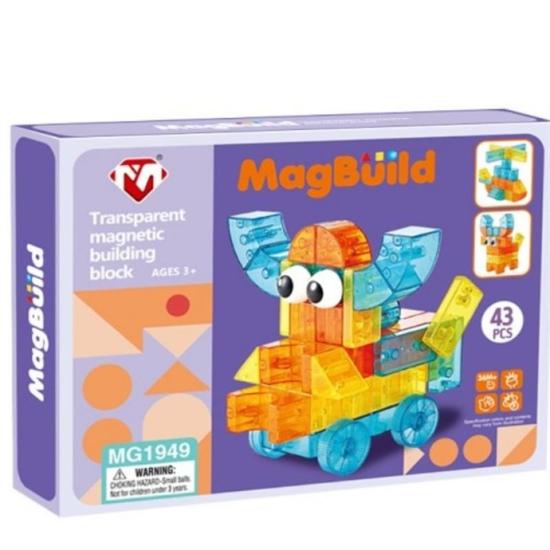 Magbuild Manyetik Eğitici Küpler 43 Parça