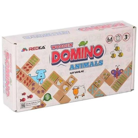 Redka Ahşap Domino Hayvanlar