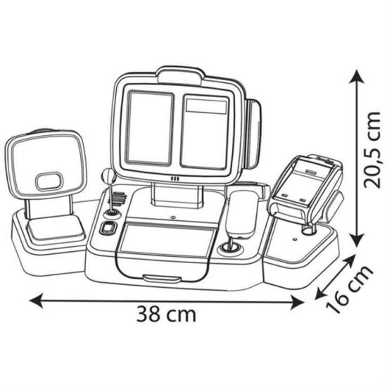 Smoby Elektronik Büyük Yazar Kasa