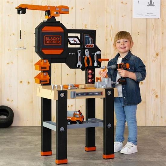 Smoby Black & Decker Vinçli Çalışma Tezgahı