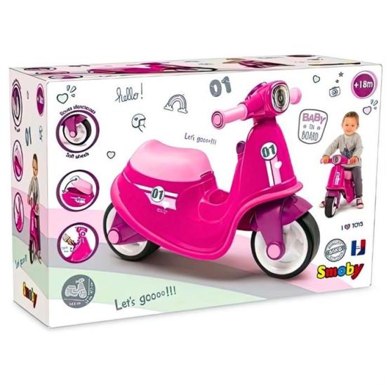 Smoby Bingit Scooter Motor - Pembe