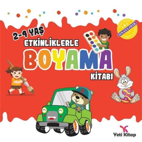 Yeti Kitap 2-4 Yaş Boyama Kitabı