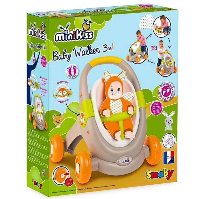 Smoby%20Minikiss%20Animal%203’ü1%20Arada%20Yürüteç