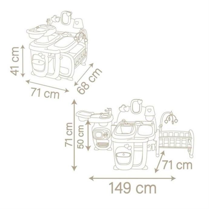 Smoby%203’ü%201%20Arada%20Oyuncak%20Bebek%20Mega%20Oyun%20Seti