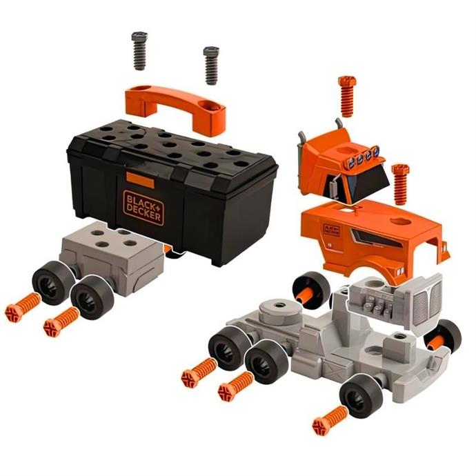 Smoby%20Black+Decker%20Alet%20Çantalı%20Vinçli%20Kamyon