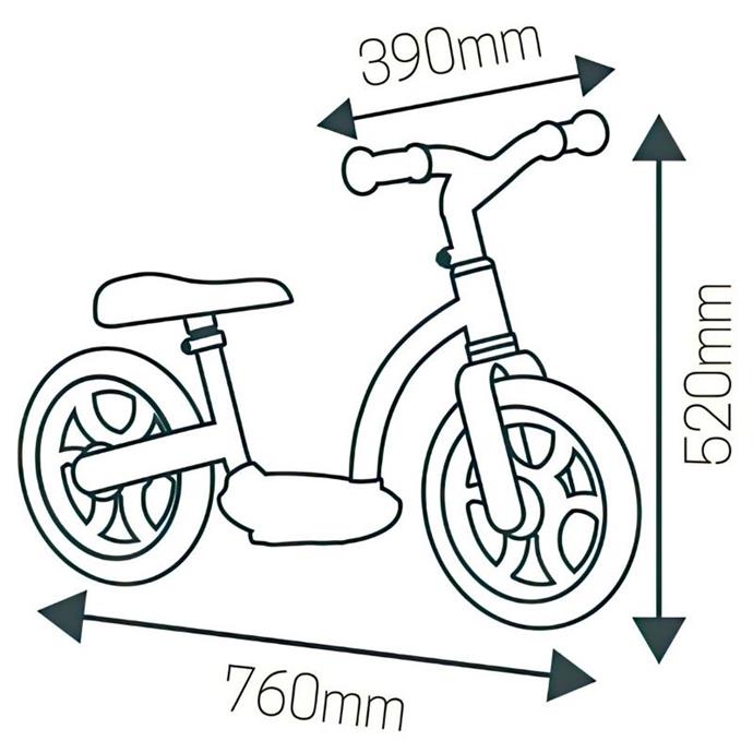 Smoby%20Siyah%20Denge%20Bisikleti